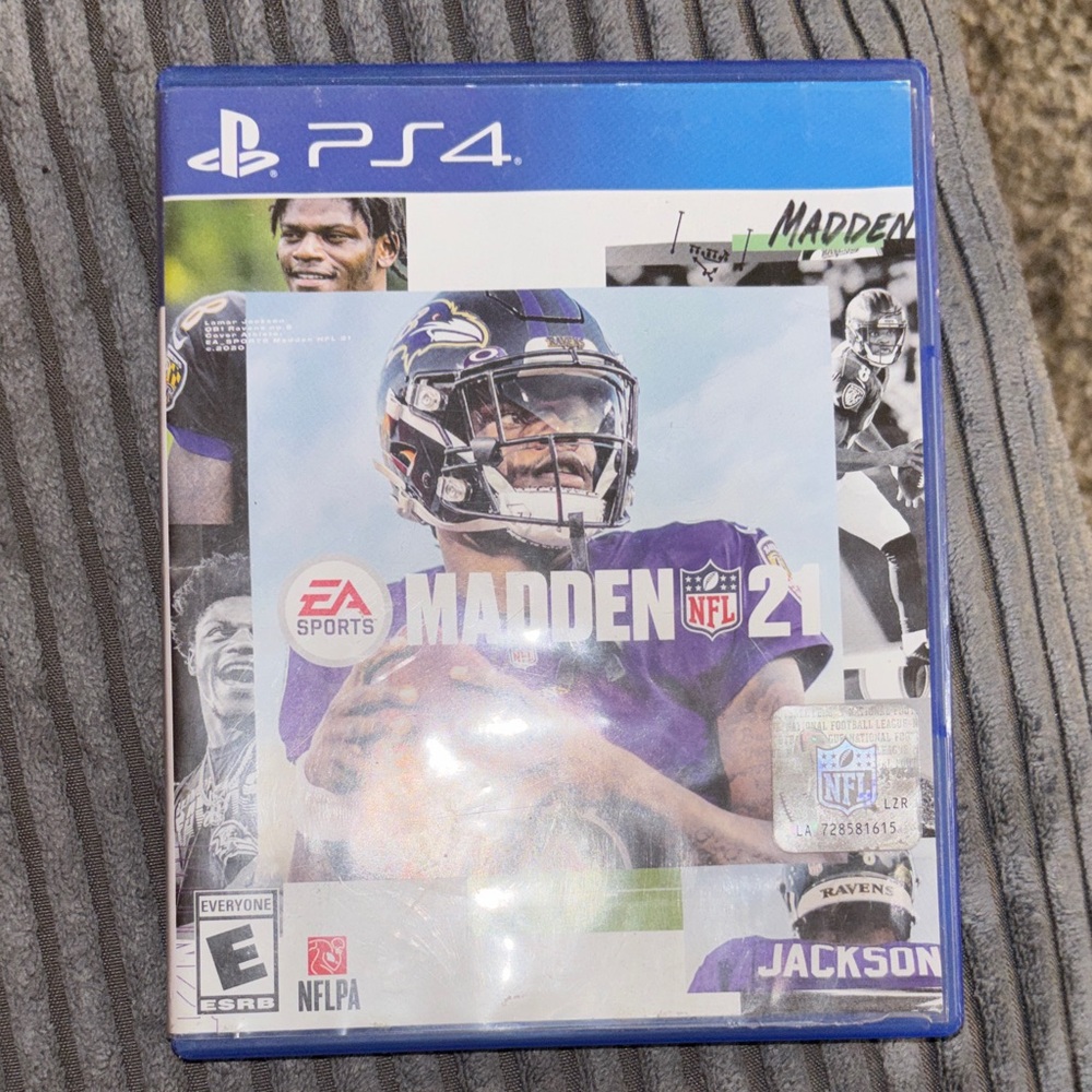 Madden NFL 21 for PS4 - Blue Case